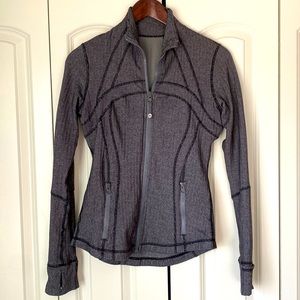 Lululemon Define Jacket lightweight full zip herringbone pattern